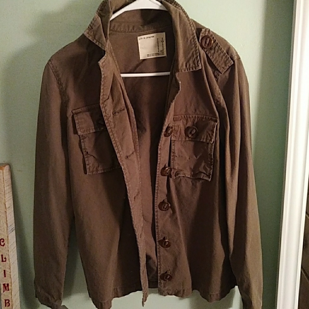 Olive green jacket